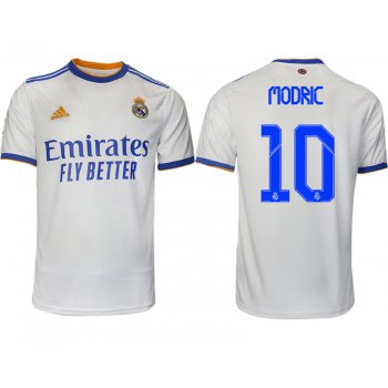 Men 2021-2022 Club Real Madrid home aaa version white 10 Soccer Jerseys