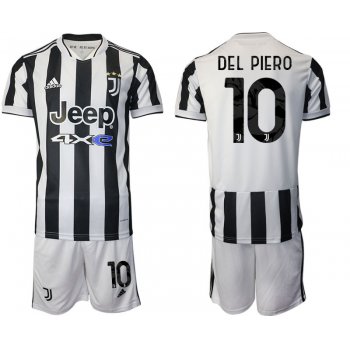 Men 2021-2022 Club Juventus home white 10 Adidas Soccer Jersey