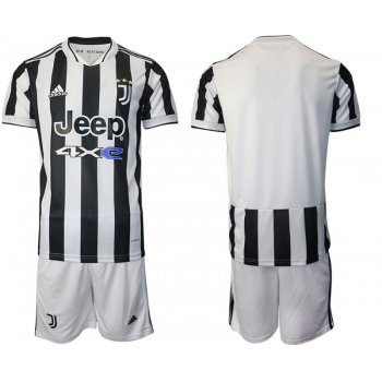Men 2021-2022 Club Juventus home white blank Adidas Soccer Jerseys