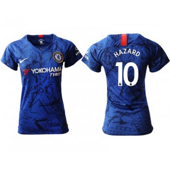 Women 2019-2020 club Chelsea home aaa version 10 blue Soccer Jerseys