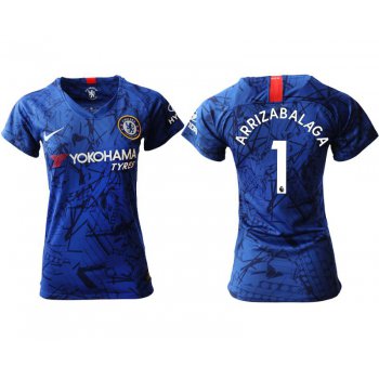 Women 2019-2020 club Chelsea home aaa version 1 blue Soccer Jerseys