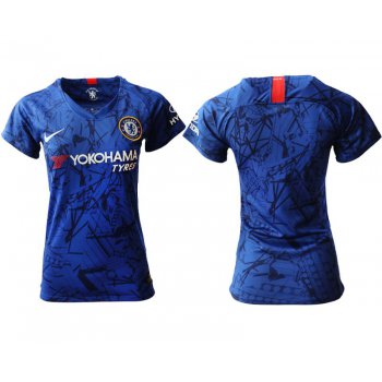 Women 2019-2020 club Chelsea home aaa version blue Soccer Jerseys