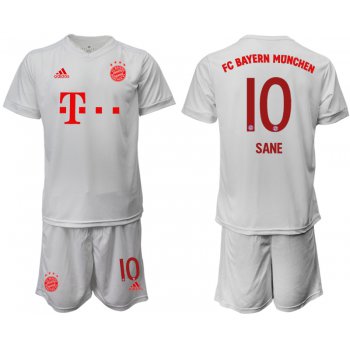 Men 2020-2021 club Bayern Munich away 10 white goalkeeper Soccer Jerseys