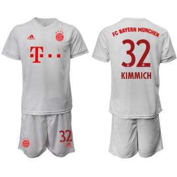 Men 2020-2021 club Bayern Munich away 32 white goalkeeper Soccer Jerseys