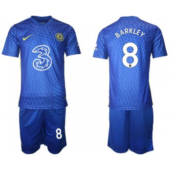 Men 2021-2022 Club Chelsea FC home blue 8 Nike Soccer Jersey