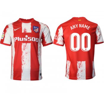 Men 2021-2022 Club Atletico Madrid home aaa version red customized Nike Soccer Jersey