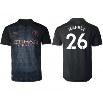 Men 2020-2021 club Manchester City away aaa version 26 black Soccer Jerseys