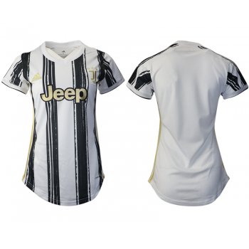 Women 2020-2021 Juventus home aaa version blank white Soccer Jerseys