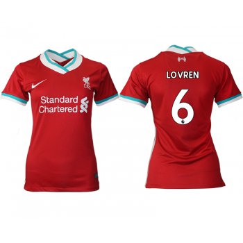 Women 2020-2021 Liverpool home aaa version 6 red Soccer Jerseys