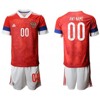 Men 2021 European Cup Russia red home customized Soccer Jerseys