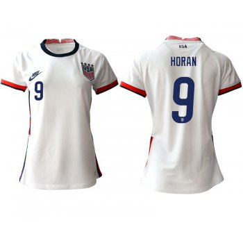 Women 2020-2021 Season National Team America home aaa 9 white Soccer Jerseys1