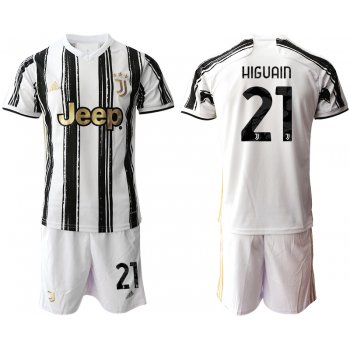 Men 2020-2021 club Juventus home 21 white black Soccer Jerseys
