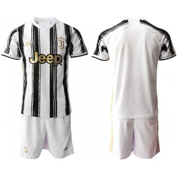 Men 2020-2021 club Juventus home blank white black Soccer Jerseys