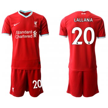 Men 2020-2021 club Liverpool home 20 red Soccer Jerseys