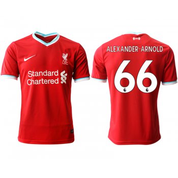 Men 2020-2021 club Liverpool home aaa version 66 red Soccer Jerseys