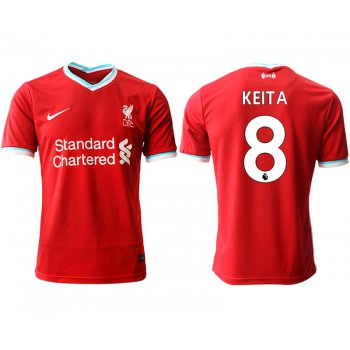 Men 2020-2021 club Liverpool home aaa version 8 red Soccer Jerseys