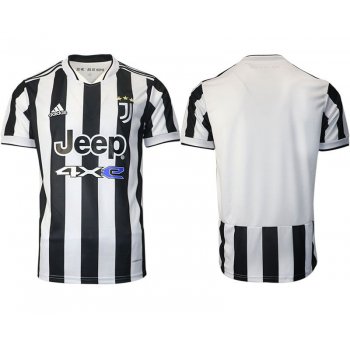 Men 2021-2022 Club Juventus home aaa version white blank Adidas Soccer Jersey