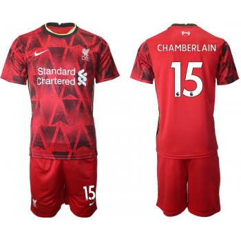 Men 2021-2022 Club Liverpool home red 15 Nike Soccer Jersey