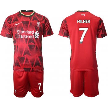 Men 2021-2022 Club Liverpool home red 7 Nike Soccer Jersey