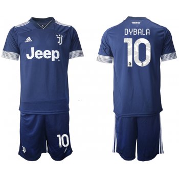 Men 2020-2021 club Juventus away 10 blue Soccer Jerseys