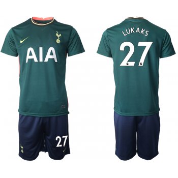 Men 2020-2021 club Tottenham away 27 green Soccer Jerseys