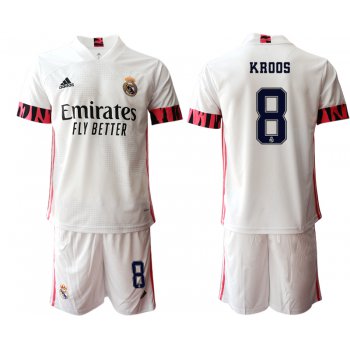 Men 2020-2021 club Real Madrid home 8 white Soccer Jerseys1