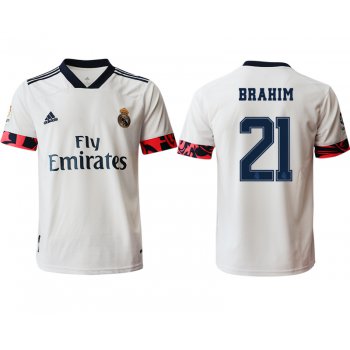 Men 2020-2021 club Real Madrid home aaa version 21 white Soccer Jerseys2