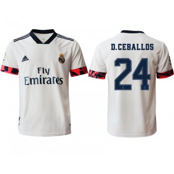 Men 2020-2021 club Real Madrid home aaa version 24 white Soccer Jerseys2
