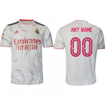 Men 2021-2022 Club Real Madrid home aaa version white customized Adidas Soccer Jersey