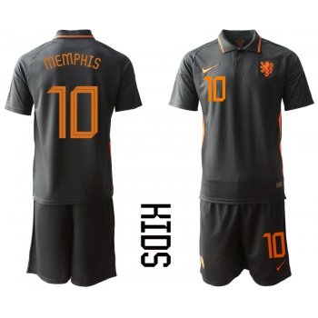 2021 European Cup Netherlands away Youth 10 soccer jerseys