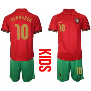2021 European Cup Portugal home Youth 10 soccer jerseys