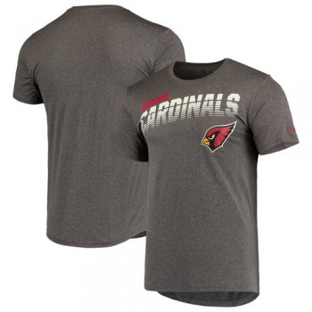 Arizona Cardinals Nike Sideline Line of Scrimmage Legend Performance T Shirt Heathered Gray