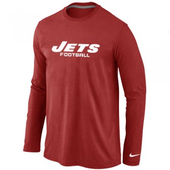 Nike New York Jets Authentic font Long Sleeve T-Shirt