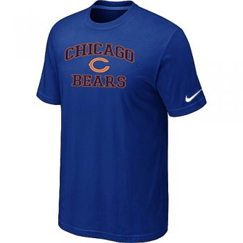 Chicago Bears Heart & Soul Blue T-Shirt