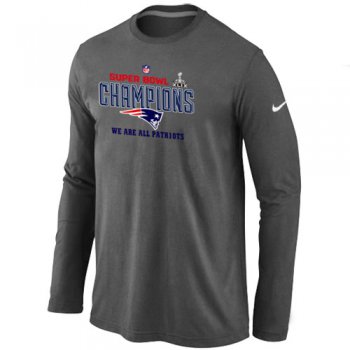 Nike New England Patriots Majestic D.Grey Super Bowl XLIX Long Sleeve T-Shirts