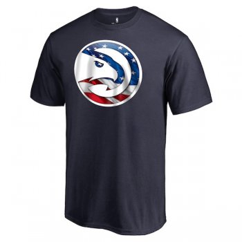 Men's Atlanta Hawks Fanatics Branded Navy Personalized Name and Number Banner Wave T-Shirt