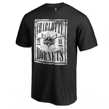 Men's Charlotte Hornets Fanatics Branded Black Court Vision T-Shirt