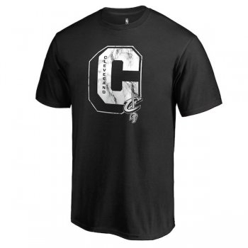 Men's Cleveland Cavaliers Fanatics Branded Black Letterman T-Shirt