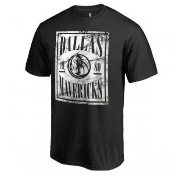 Men's Dallas Mavericks Fanatics Branded Black Court Vision T-Shirt