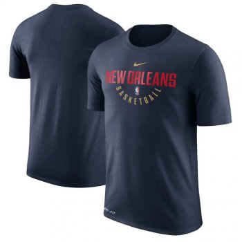 New Orleans Pelicans Practice Performance Nike T-Shirt - Navy