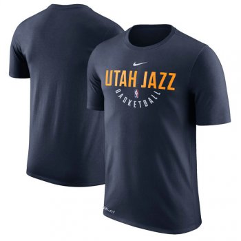 Utah Jazz Practice Performance Nike T-Shirt - Navy