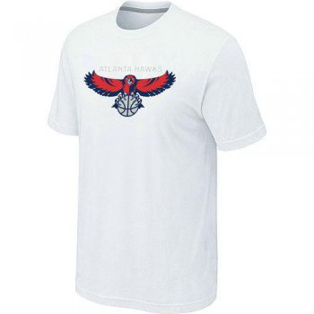 Atlanta Hawks Big & Tall Primary Logo White NBA T-Shirt
