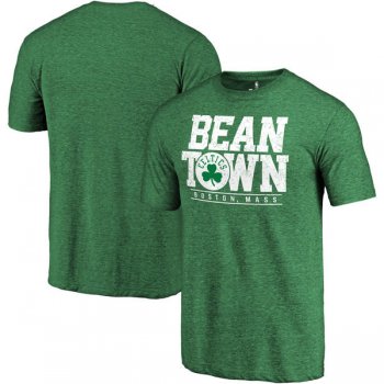 Boston Celtics Kelly Green Hometown Collection Bean Town Tri-Blend T-Shirt