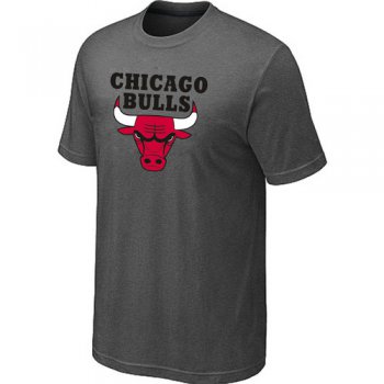 Chicago Bulls Big & Tall Primary Logo D.Grey NBA T-Shirt