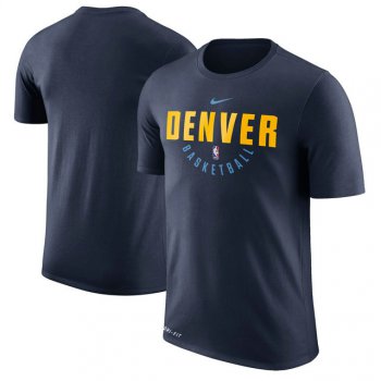Denver Nuggets Practice Performance Nike T-Shirt - Navy