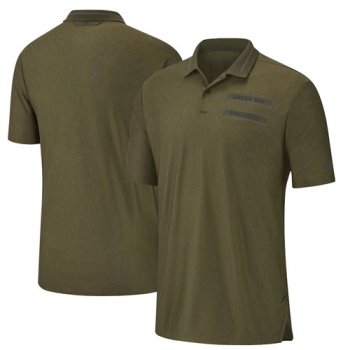 Green Bay Packers Nike Salute to Service Sideline Polo Olive