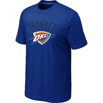 Oklahoma City Thunder Big & Tall Primary Logo Blue NBA T-Shirt