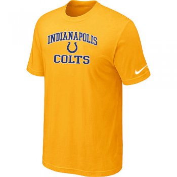 Indianapolis Colts Heart & Soul Yellow T-Shirt