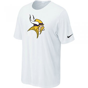 Minnesota Vikings Sideline Legend Authentic Logo T-Shirt White