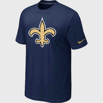 New Orleans Saints Sideline Legend Authentic Logo T-Shirt D.Blue